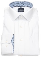 OLYMP Hemd - Modern Fit - 24/7 Climate Control - Patch - weiß