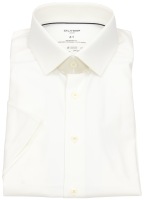 OLYMP Kurzarmhemd - Modern Fit - 24/7 Climate Control - helles beige