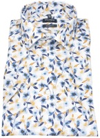 OLYMP Kurzarmhemd - Modern Fit - Global Kent - floraler Print - mehrfarbig