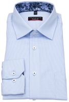 Redmond Hemd - Modern Fit - Kentkragen - Struktur - hellblau