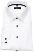 Redmond Hemd - Slim Fit - Kentkragen - Struktur - weiß