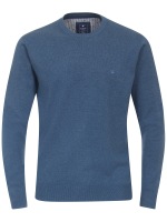 Redmond Pullover - Rundhals-Ausschnitt - blau