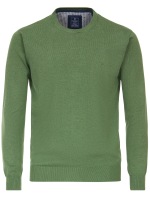 Redmond Pullover - Rundhals-Ausschnitt - grün