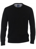Redmond Pullover - Rundhals-Ausschnitt - schwarz