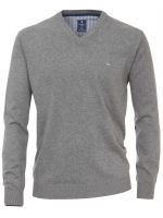 Redmond Pullover - V-Ausschnitt - grau