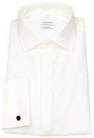 Seidensticker Galahemd - Shaped Fit - Kentkragen - Umschlagmanschette - hellbeige