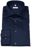 Seidensticker Hemd - Shaped Fit - Kentkragen - Feintwill - dunkelblau