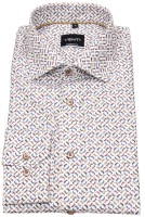Venti Hemd - Modern Fit - Kentkragen - Print - mehrfarbig