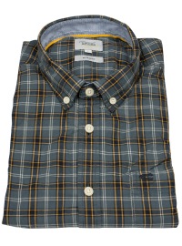 Camel Active Hemd - Regular Fit - Button Down Kragen - kariert - mehrfarbig