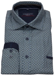 Casa Moda Hemd - Casual Fit - Haikragen - Muster - mehrfarbig - ohne OVP
