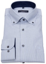 Casa Moda Hemd - Comfort Fit - Button Down Kragen - feine Streifen - dunkelblau / hellblau - ohne OVP