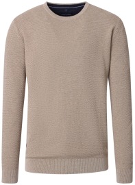Casa Moda Pullover - Rundhals Ausschnitt - Struktur - beige