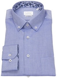 Eterna Hemd - Modern Fit - Button Down Kragen - Oxford - blau