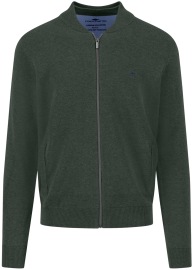 Fynch-Hatton Cardigan / Strickjacke - Casual Fit - dunkelgrün