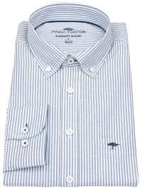 Fynch-Hatton Hemd - Casual Fit - Button Down - feine Streifen - dunkelblau / weiß - ohne OVP
