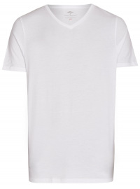 Fynch-Hatton T-Shirt - Doppelpack - Modern Fit - V-Neck - weiß - ohne OVP