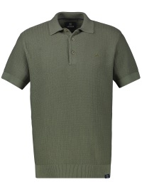 Lerros T-Shirt - Regular Fit - Rundhals - mit Brusttasche - olivgrün