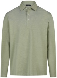 MAERZ Muenchen Poloshirt - Regular Fit - Langarm - grün