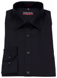 Marvelis Hemd - Body Fit - schwarz - extra langer Arm 69cm - ohne OVP