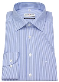Marvelis Hemd - Comfort Fit - Zündholzstreifen - hellblau / weiß - ohne OVP