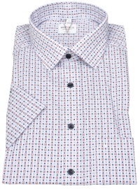 Marvelis Kurzarmhemd - Modern Fit - Print - Kontrastknöpfe - mehrfarbig - ohne OVP