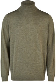 Marvelis Pullover - Merinowolle - Rollkragen - grün