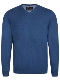 Marvelis Pullover - V-Ausschnitt - blau