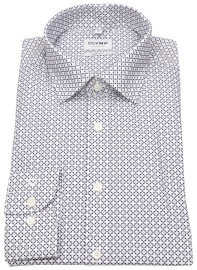 OLYMP Hemd - Level 5 Body Fit - rosé / anthrazit / weiß - extra langer 69cm Arm - ohne OVP