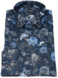 OLYMP Hemd - Modern Fit - New Kent - floraler Print - mehrfarbig