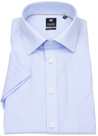Pure Kurzarmhemd - Modern Fit - Kentkragen - hellblau - ohne OVP