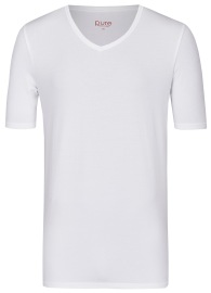Pure T-Shirt - Slim Fit - V-Ausschnitt - weiß - ohne OVP
