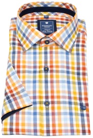 Redmond Kurzarmhemd - Comfort Fit - kariert - mehrfarbig - ohne OVP