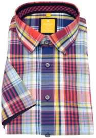 Redmond Kurzarmhemd - Modern Fit - kariert - mehrfarbig - ohne OVP