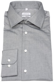 Seidensticker Hemd - Slim Fit - Kentkragen - Chambray - grau