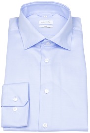Seidensticker Hemd - Slim Fit - Kentkragen - Feintwill - hellblau