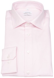 Seidensticker Hemd - Slim Fit - Kentkragen - Feintwill - rosa