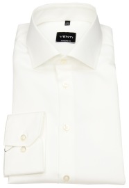 Venti Hemd - Modern Fit - Twill - hellbeige - extra langer Arm 69cm - ohne OVP