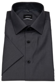 Venti Kurzarmhemd - Modern Fit - anthrazit - ohne OVP