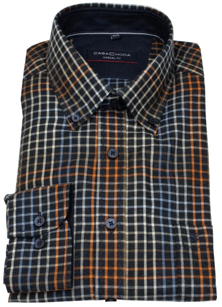 Casa Moda Hemd - Casual Fit - Button Down - kariert - mehrfarbig - 454486900 450 