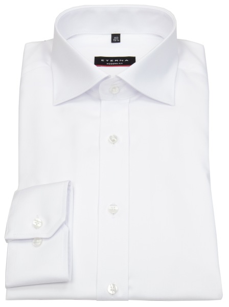 Eterna Hemd - Modern Fit - Cover Shirt blickdicht - weiß - extra kurzer Arm 59cm - ohne OVP