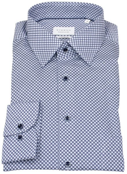 Eterna Hemd - Modern Fit - Kentkragen - dunkelblau / hellblau - ohne OVP