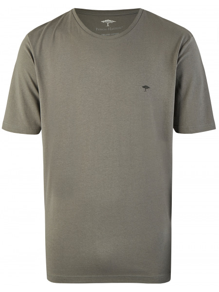 Fynch-Hatton T-Shirt - Casual Fit - Rundhals - grau - SNOS1500 970 