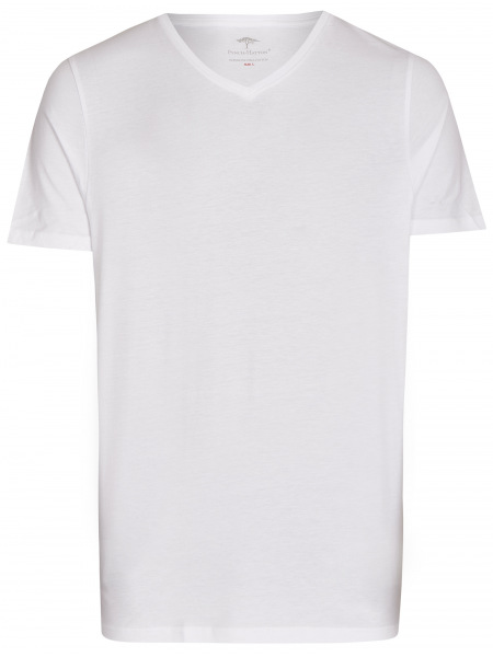 Fynch-Hatton T-Shirt - Doppelpack - Modern Fit - V-Neck - weiß - ohne OVP - 0000 1200 000 