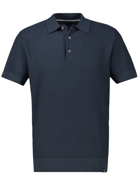 Lerros Poloshirt - Regular Fit - Struktur - dunkelblau - 2575916 485 
