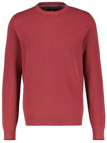 Lerros Pullover - Modern Fit - Rundhals-Ausschnitt - Struktur - rot - ohne OVP - 2485012 325 