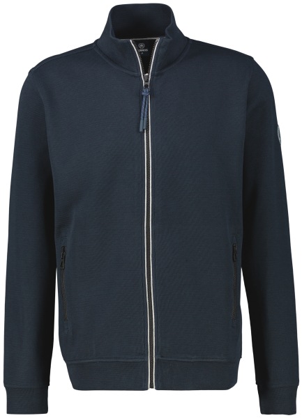 Lerros Sweatjacke - Regular Fit - Reissverschluss - dunkelblau - 2004503 485 
