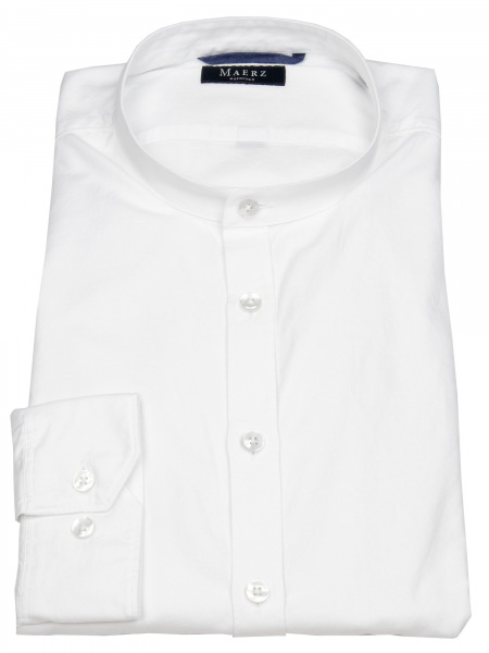 MAERZ Muenchen Hemd - Regular Fit - Stehkragen - weiß - ohne OVP - 721500 501 