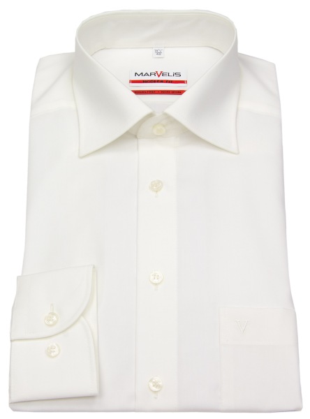 Marvelis Hemd - Modern Fit - Kentkragen - hellbeige - ohne OVP - 4700 64 20 