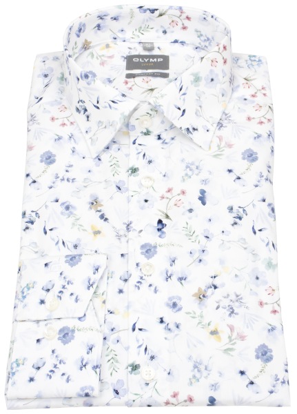 OLYMP Hemd - Comfort Fit - New Kent - floraler Print - mehrfarbig - ohne OVP - 1056 74 00 