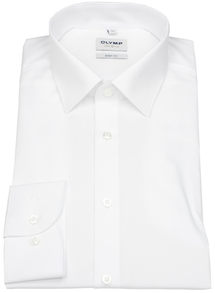 OLYMP Hemd - Level Five Body Fit - weiß - extra langer Arm 69cm - 6090 69 00 